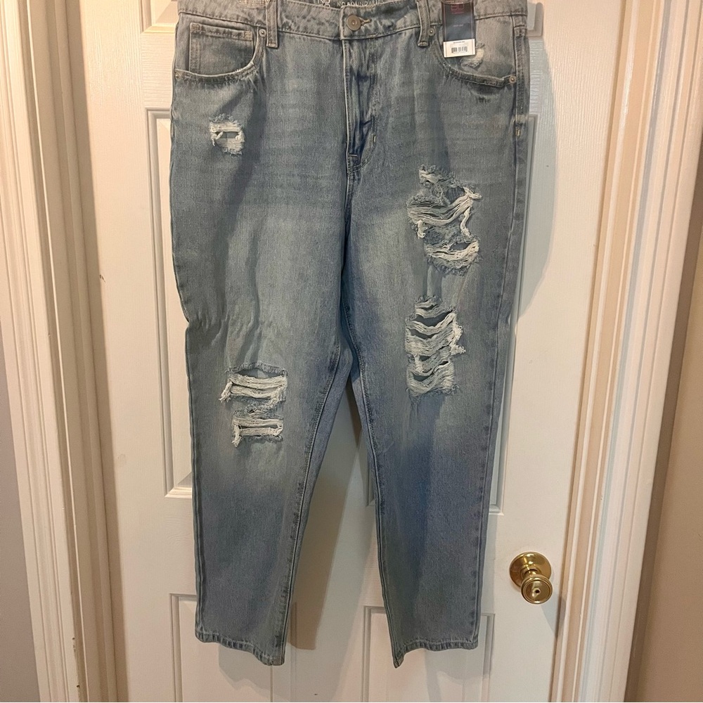 No Boundaries Light Blue High Rise mom  Jeans